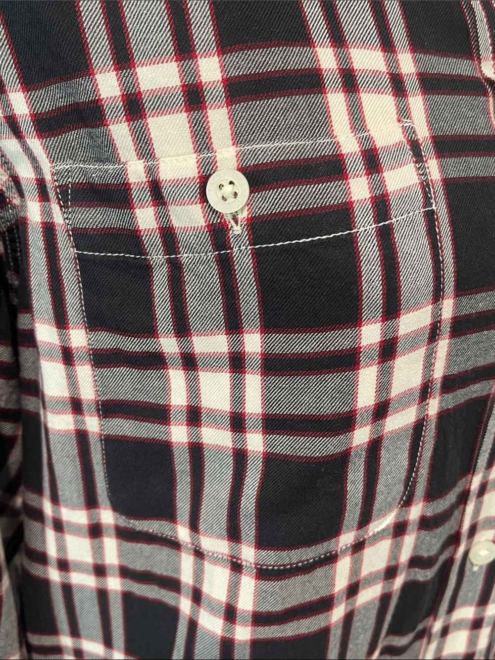 Ralph Lauren Plaid Preppy Cotton Button Down Shirt With Roll Tab Sleeve Size L - Picture 2 of 8